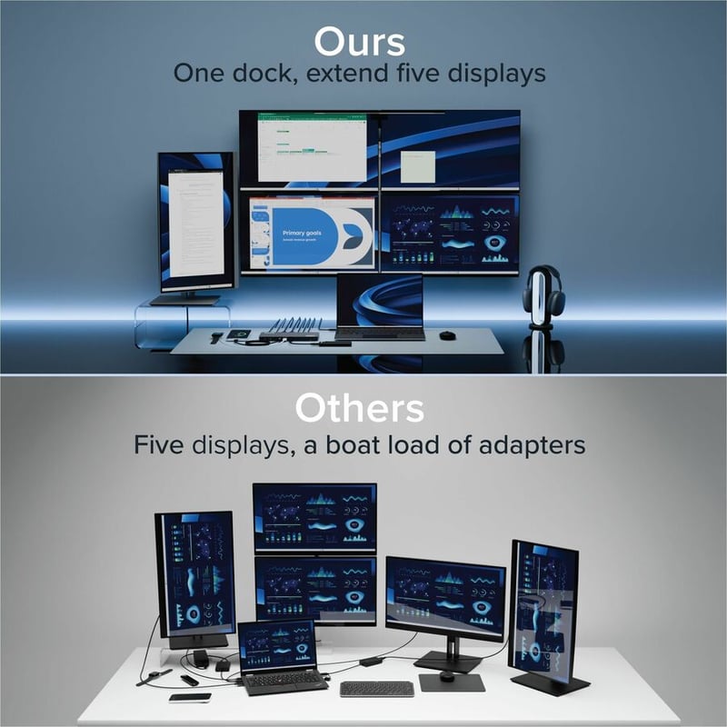PLUGABLE USB-C 5-DISPLAY DOCK DOCK WITH HDMI 2.1 140W CHARGING - Thumbnail 5