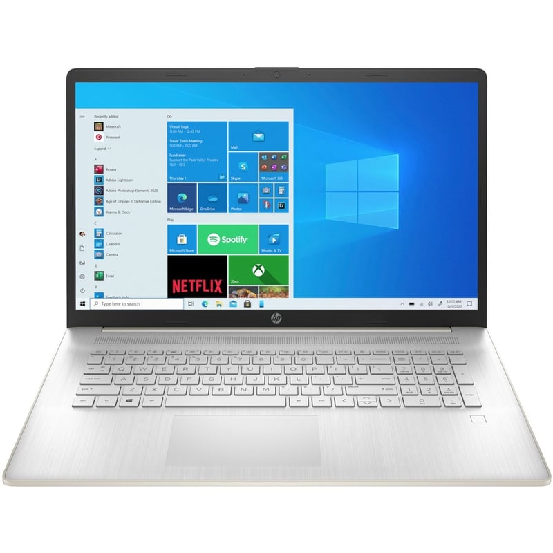 HP 17-cn0020ds 17.3" Touchscreen Notebook - HD+ - Intel Pentium Gold 7505 - 8 GB - 512 GB SSD - English Keyboard - Pale Gold - Thumbnail 3