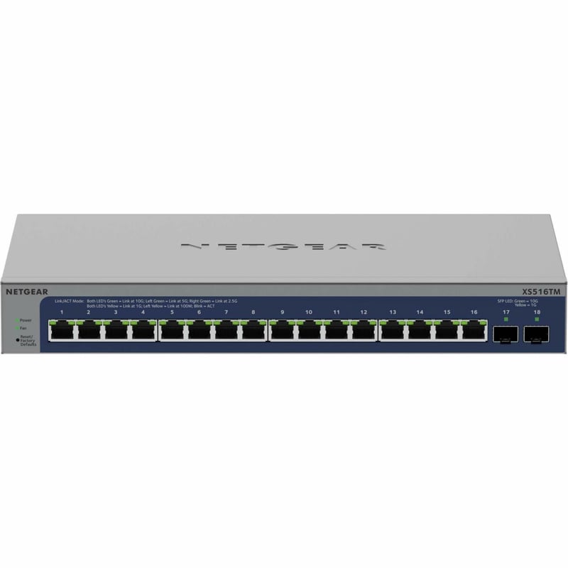 Netgear Smart S3600 XS516TM Ethernet Switch - Thumbnail 1