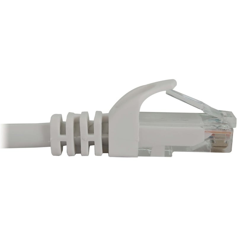 Eaton Tripp Lite Series Cat6a 10G Snagless Molded UTP Ethernet Cable (RJ45 M/M), PoE, White, 5 ft. (1.5 m) - Thumbnail 4