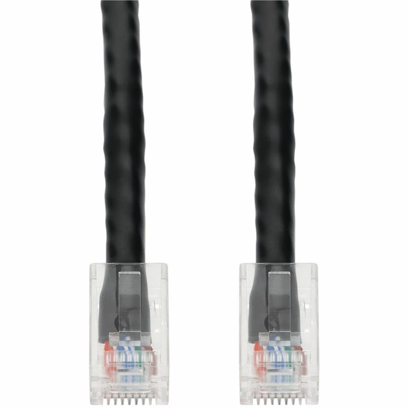 AddOn 6ft Black CAT 5E PVC Ethernet Cable Non-Booted RJ-45 M/M - Thumbnail 1