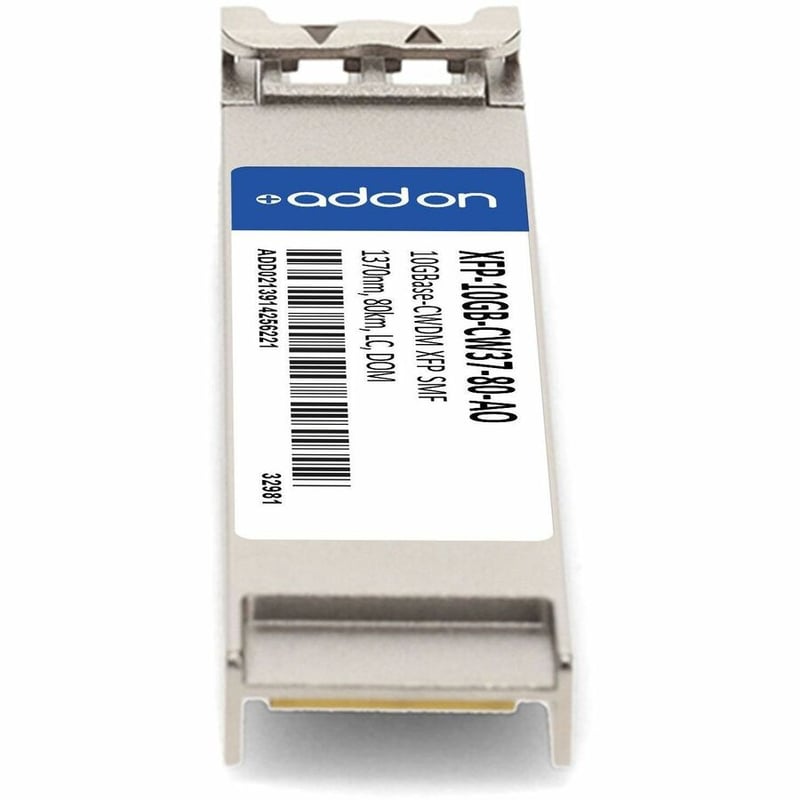 AddOn MSA and TAA 10GBase-CWDM XFP Transceiver (SMF, 1370nm, 80km, LC, DOM) - Thumbnail 4