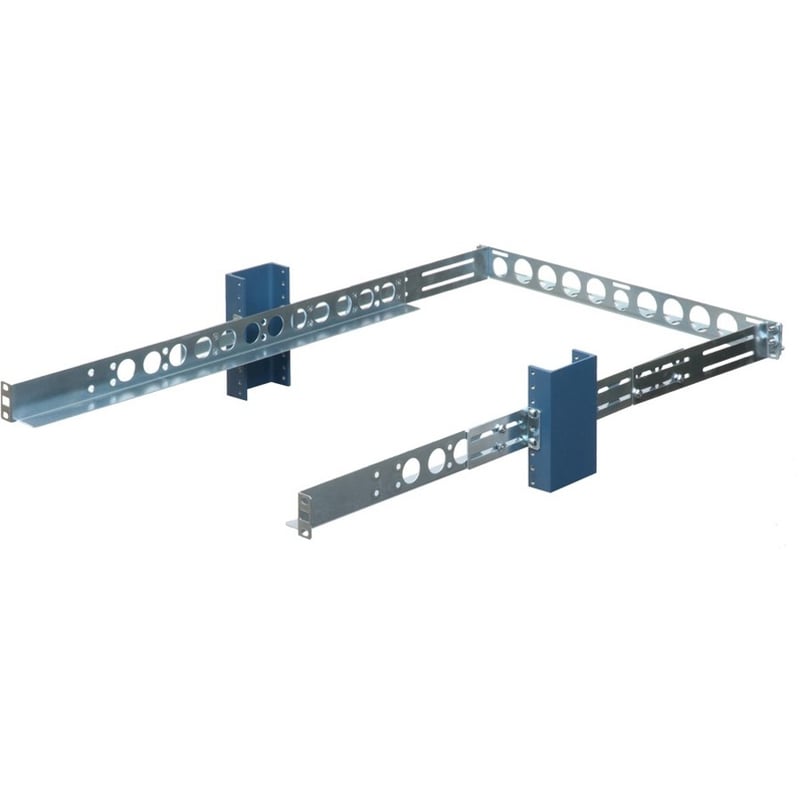 Rack Solutions 1U 2Post Universal Rail with Wirebar - Thumbnail 1