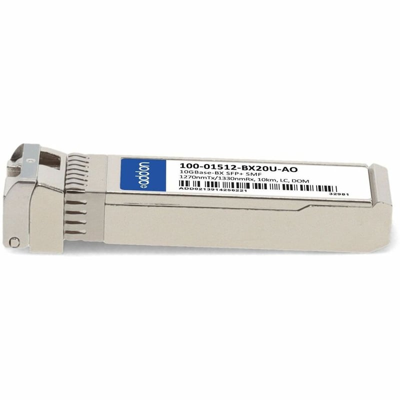 AddOn Calix&reg; 100-02168 Compatible TAA 10GBase-BX SFP+ Transceiver (SMF, 1270nmTx/1330nmRx, 20km, LC, DOM, -40 to 85C) - Thumbnail 2