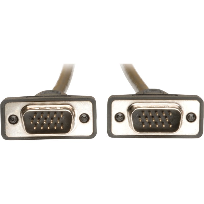 Eaton Tripp Lite Series Low-Profile VGA High-Resolution RGB Coaxial Cable (HD15 M/M), 50 ft. (15.24 m) - Thumbnail 2