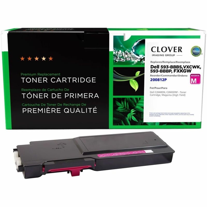 Clover Imaging Remanufactured High Yield Magenta Toner Cartridge for Dell C2660 - Thumbnail 1