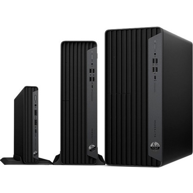 HP EliteDesk 800 G6 Desktop Computer - Intel Core i7 10th Gen i7-10700T Octa-core (8 Core) 2 GHz - 16 GB RAM DDR4 SDRAM - 256 GB M.2 PCI Express NVMe SSD - Desktop Mini - Thumbnail 2