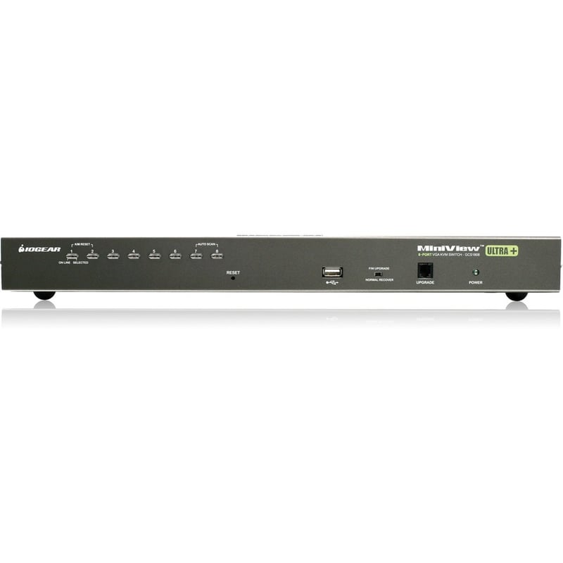 IOGEAR 8-Port USB PS/2 Combo VGA KVM Switch with PS/2 KVM Cables - Thumbnail 2