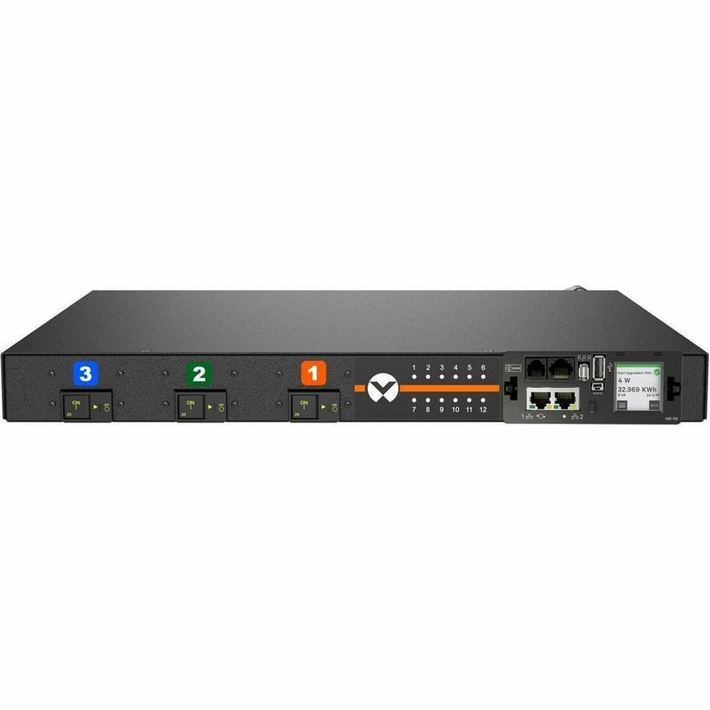 Vertiv Geist rPDU MNR5M1R6-12CF18-3TL21A0H10-S 12-Outlets PDU - Thumbnail 1