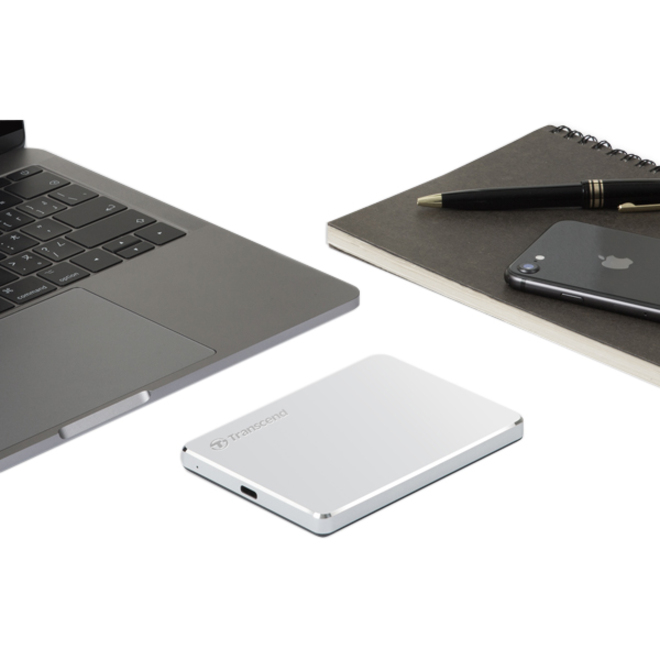 Transcend StoreJet 25C3S 2 TB Portable Hard Drive - 2.5" External - Thumbnail 2