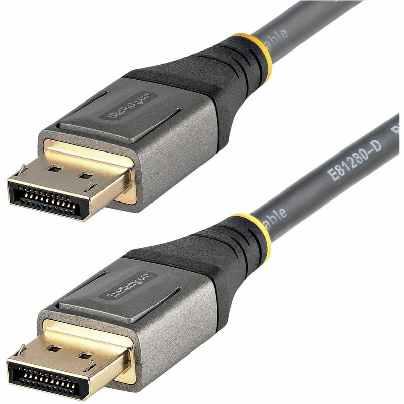 StarTech.com 10ft (3m) VESA Certified DisplayPort 1.4 Cable, 8K 60Hz HDR10, UHD 4K 120Hz Video, DP to DP Monitor Cord, DP 1.4 Cable, M/M - Thumbnail 1