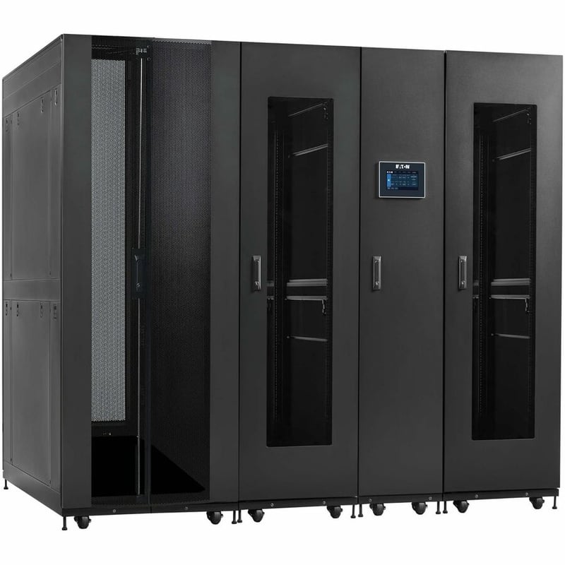 Eaton SmartRack Pre-Configured, Self-Cooling Modular Data Center - 2x 44U Racks, 25 kW AC Unit, Service Enclosure - Thumbnail 2
