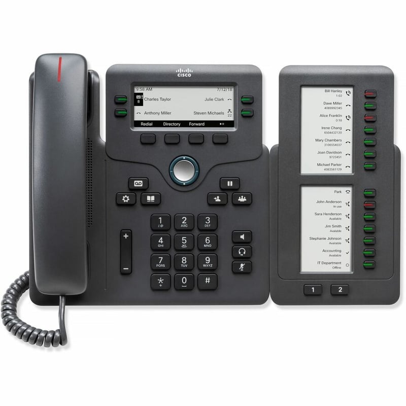 CISCO 6851 PHONE FOR MPP, CE POWER ADAPTER REMANUFACTURED - Thumbnail 4