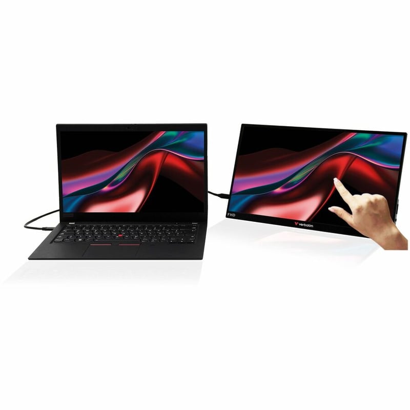 Verbatim Portable Touchscreen Monitor Full HD 1080p 15.6" Metal Housing - Thumbnail 3