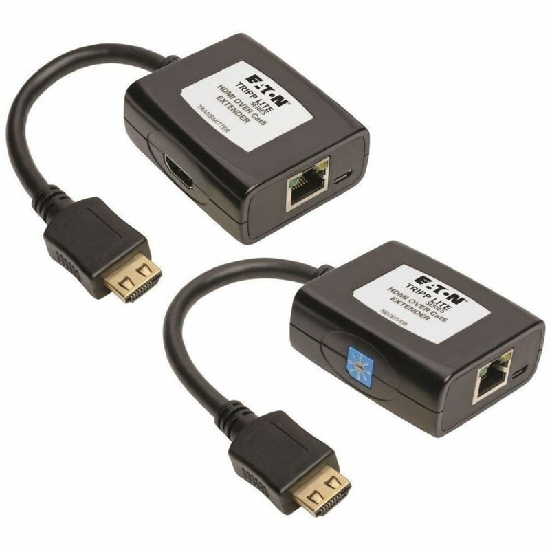 Tripp Lite by Eaton HDMI over Cat5/6 Extender Kit Transmitter/Receiver for Video/Audio USB Powered Up to 125 ft. (38 m) TAA - Thumbnail 1