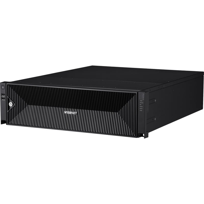 Wisenet 32CH 8K 400Mbps H.265 AI NVR - 104 TB HDD