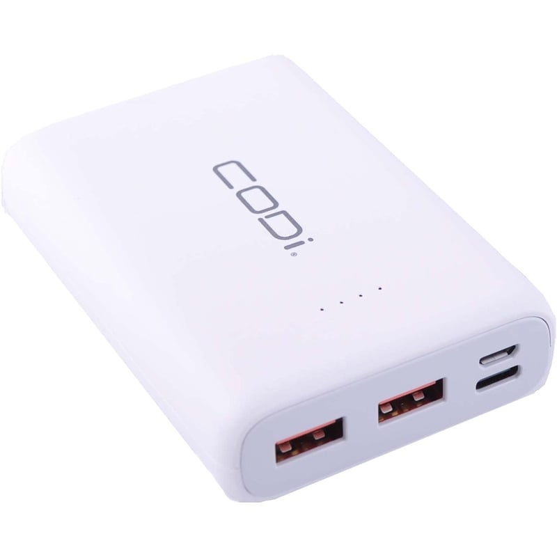 CODi 10,000mAh Quick Charge PowerBank w/ USB-C, USB-A (x2), Micro-USB - Thumbnail 1