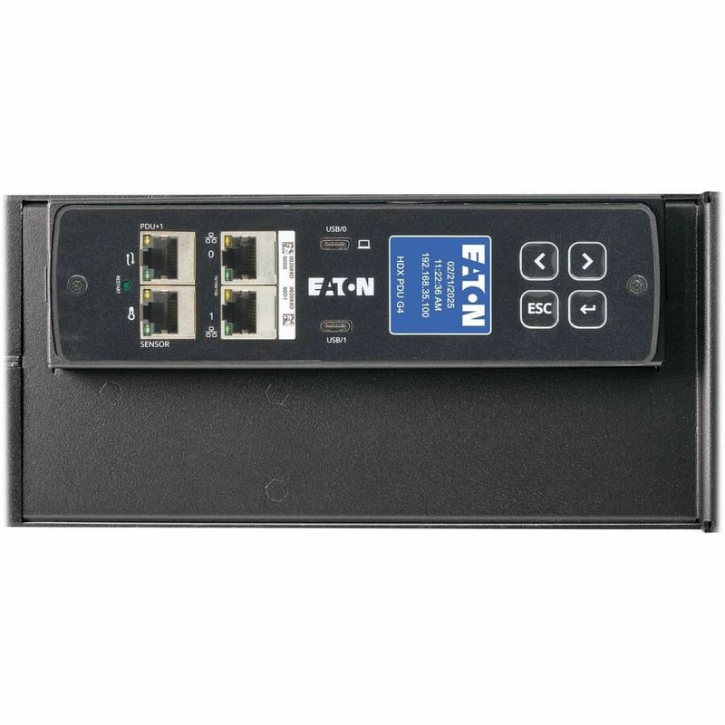 3-PHASE MANAGED HDX RACK PDU G4 240/415V 24 C39 OUTLETS 60A 35KW 5 - Thumbnail 5