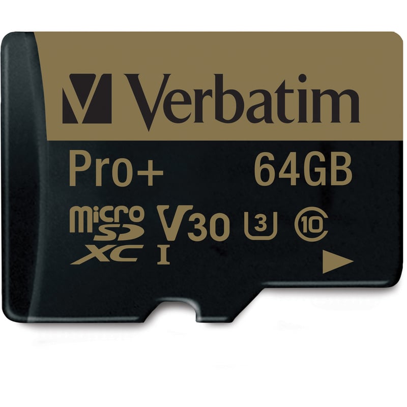 64GB Pro Plus 600X microSDHC Memory Card with Adapter, UHS-I V30 U3 Class 10 - Thumbnail 2