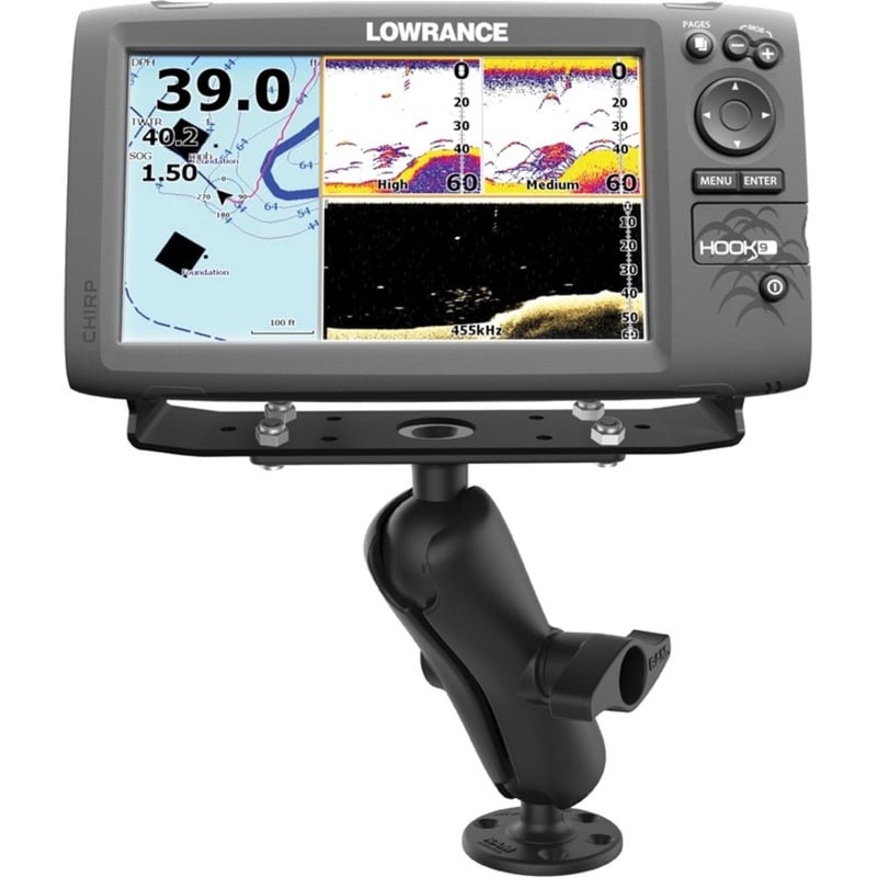 RAM Mounts Marine Mount for Mounting Bracket, Fishfinder, GPS - Thumbnail 2