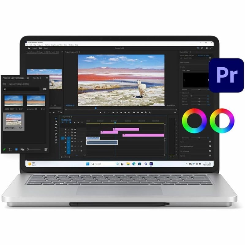 Microsoft Surface Laptop Studio 2 14.4" Touchscreen Convertible (Floating Slider) 2 in 1 Notebook - 2400 x 1600 - Intel Core i7 - Intel Evo Platform - 64 GB Total RAM - 2 TB SSD - Platinum