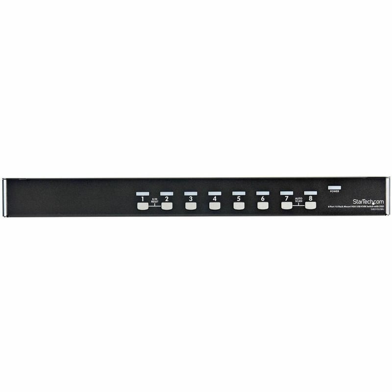StarTech.com 8 Port 1U Rackmount USB KVM Switch Kit with OSD and Cables - Thumbnail 3