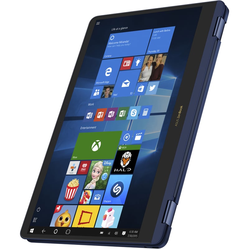 Asus ZenBook Flip S UX370 UX370UA-XH74T-BL 13.3" Touchscreen Convertible Notebook - Intel Core i7 8th Gen i7-8550U - 16 GB - 512 GB SSD - Royal Blue - Thumbnail 2