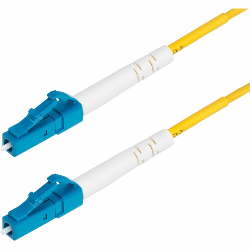 StarTech.com 10m (32.8ft) LC to LC (UPC) OS2 Single Mode Simplex Fiber Optic Cable, 9/125m, 40G/100G, LSZH Fiber Patch Cord - Thumbnail 1