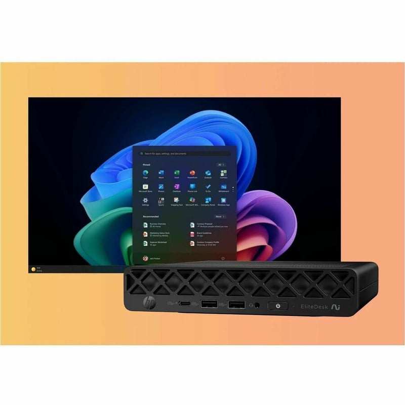 SMART BUY ELITEDESK 8 MINI G1A AI RAI7P350 16GB/512GB PC - Thumbnail 4