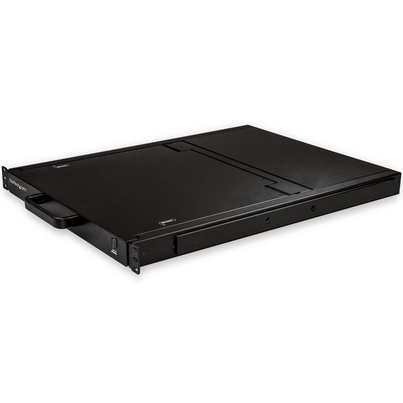 StarTech.com 8 Port Rackmount KVM Console w/ Cables - Integrated KVM Switch w/ 17" LCD - 1U LCD KVM Drawer 50000 MTBF - USB + VGA Support - Thumbnail 5