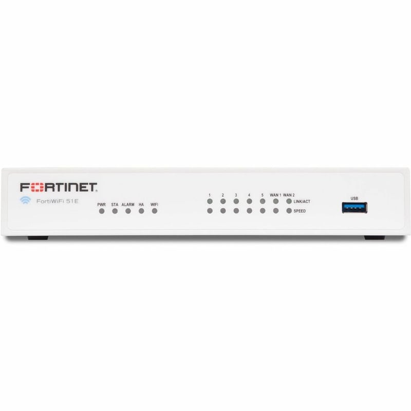 Fortinet FortiWifi FWF-51E Network Security/Firewall Appliance - Thumbnail 2