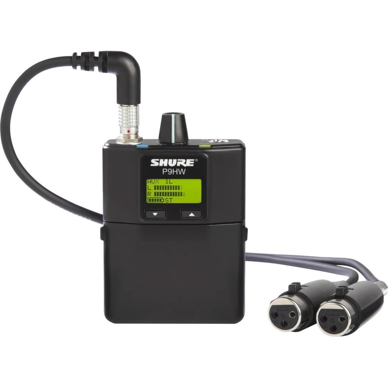 Shure P9HW PSM900 Wired Bodypack PSM900 Wired Bodypack - Thumbnail 2