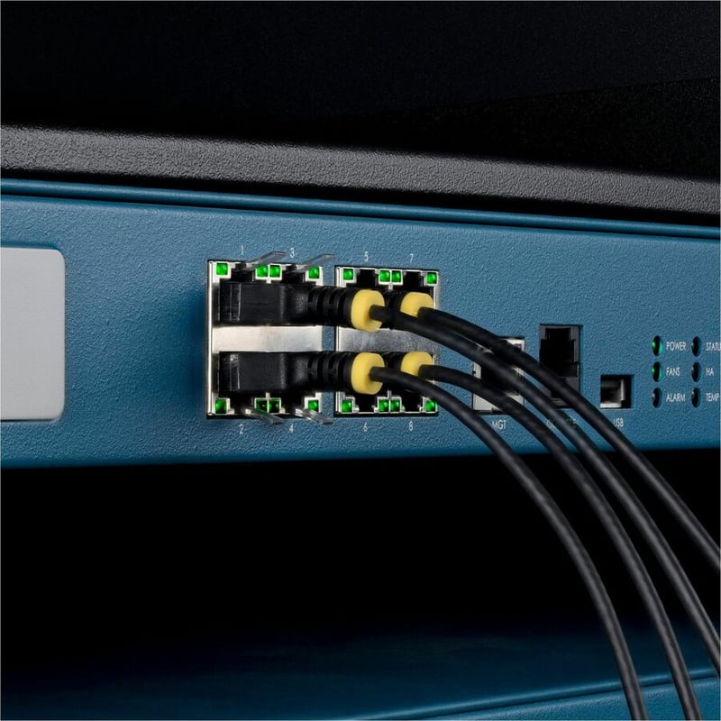 ULTRA SLIM CAT6A CABLE BLACK SLIM SNAGLESS RJ45 UTP PATCH CABLE - Thumbnail 5