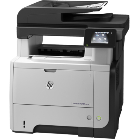 HP LaserJet Pro M521 M521DN Laser Multifunction Printer-Monochrome-Copier/Fax/Scanner-42 ppm Mono Print-1200x1200 Print-Automatic Duplex Print-75000 Pages Monthly-600 sheets Input-Color Scanner-1200 Optical Scan-Gigabit Ethernet Ethernet - Thumbnail 3