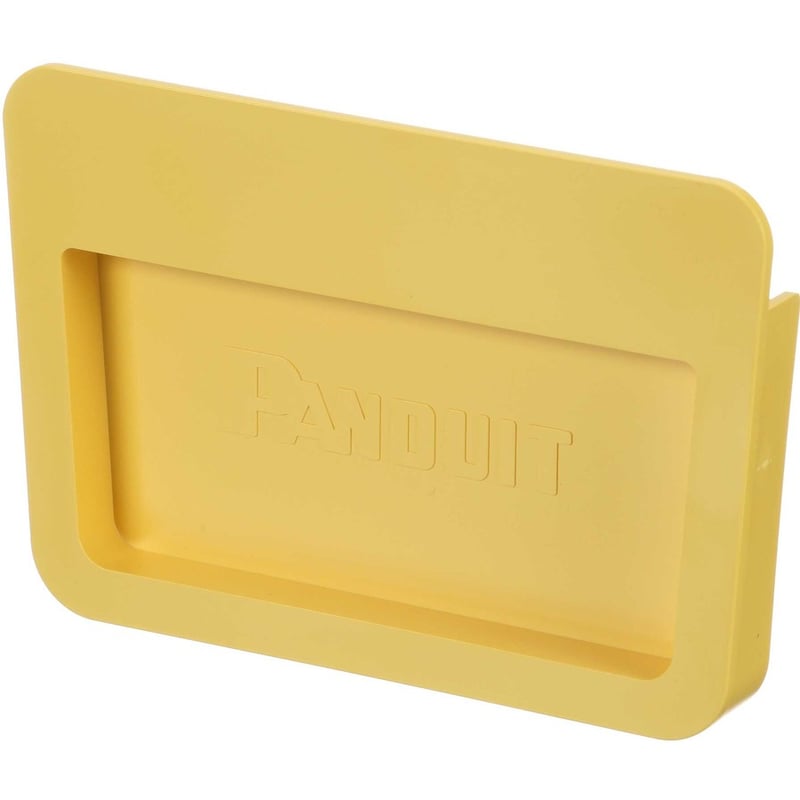 Panduit FiberRunner® End Cap, 6x4, Yellow - Thumbnail 3