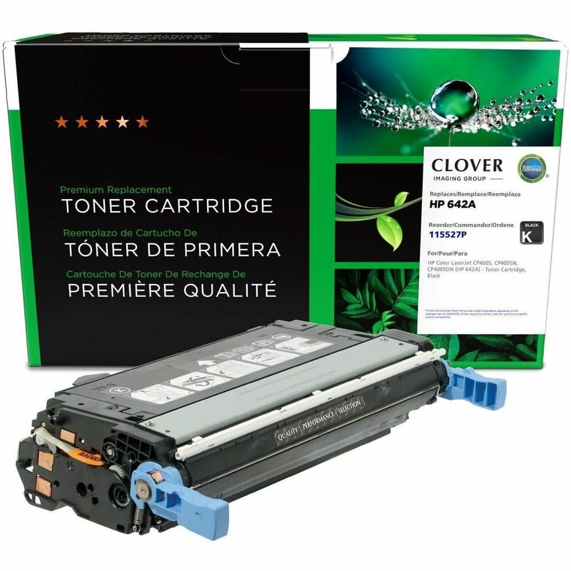 Clover Imaging Remanufactured Black Toner Cartridge for HP 642A (CB400A) - Thumbnail 1