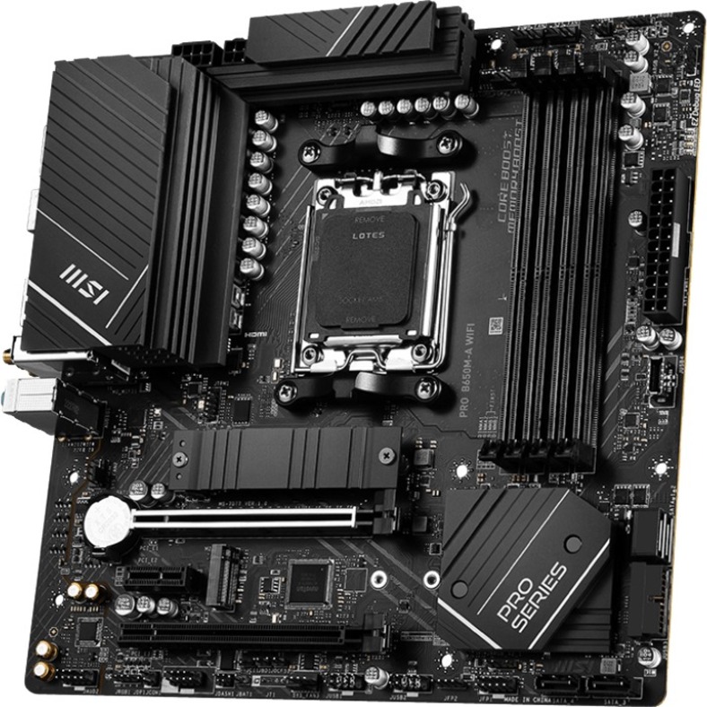 MSI B650M-A WIFI Desktop Motherboard - AMD B650 Chipset - Socket AM5 - Micro ATX - Thumbnail 3