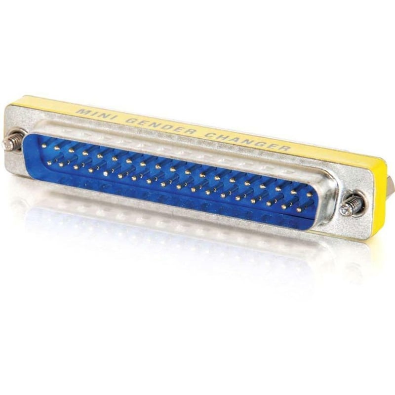 C2G DB37 M/M Mini Gender Changer - Thumbnail 1