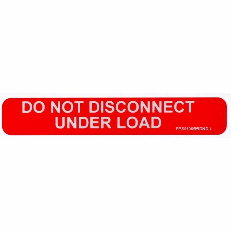 SOLAR LABEL 1X6 DO NOT DIS