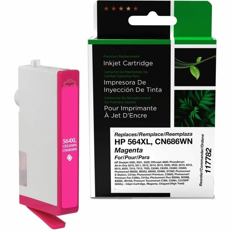 Clover Imaging Remanufactured High Yield Magenta Ink Cartridge for HP 564XL (CB324WN/CN686WN) - Thumbnail 1