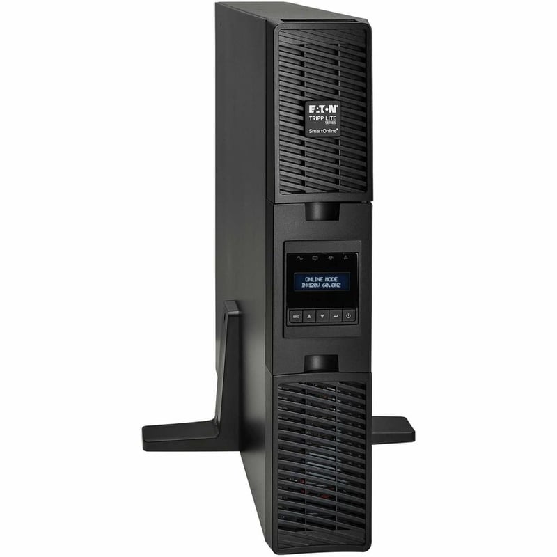 Eaton Tripp Lite Series Tripp Lite series SmartOnline 2000VA 1800W 120V Double-Conversion Sine Wave UPS - 7 Outlets, Extended Run, Network Card Option, LCD, USB, DB9, 2U Rack/Tower Battery Backup - Thumbnail 4