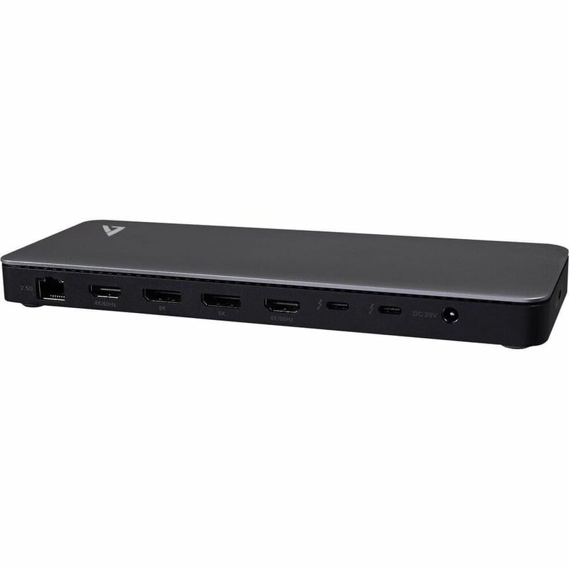 V7 Thunderbolt 4 Triple Alt Mode Display Docking Station - Thumbnail 5