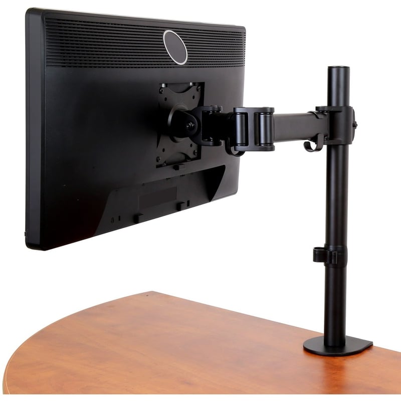 StarTech.com Desk Mount Monitor Arm 34" (17.6lb/8kg) VESA Displays, Articulating Monitor Pole Mount, Height Adjustable, Clamp/Grommet - Thumbnail 3
