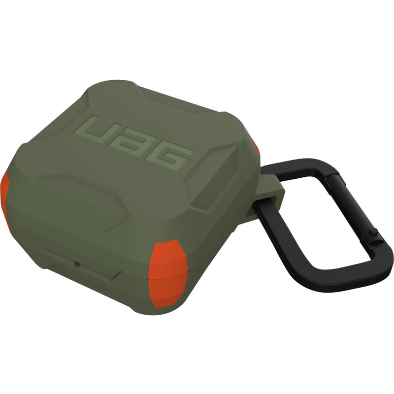 Urban Armor Gear Hard Case Carrying Case Samsung Earbud - Olive, Orange - Thumbnail 1