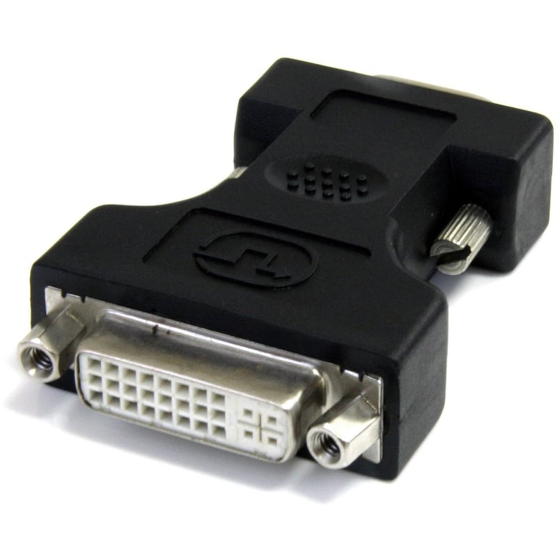 StarTech.com DVI to VGA Cable Adapter - Black - F/M - Thumbnail 1