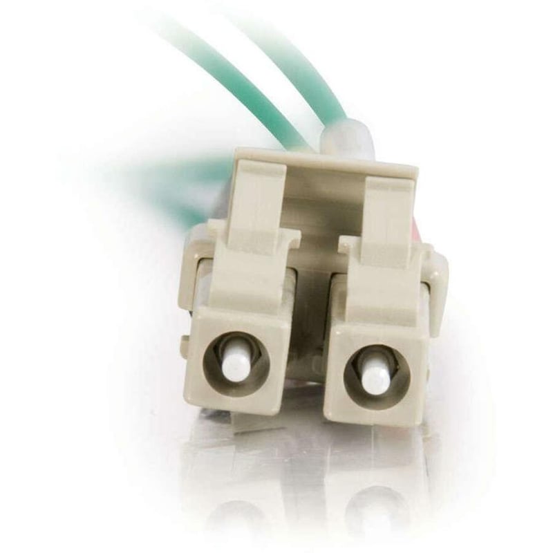C2G-2m LC-LC 62.5/125 OM1 Duplex Multimode Fiber Optic Cable (Plenum-Rated) - Green - Thumbnail 3