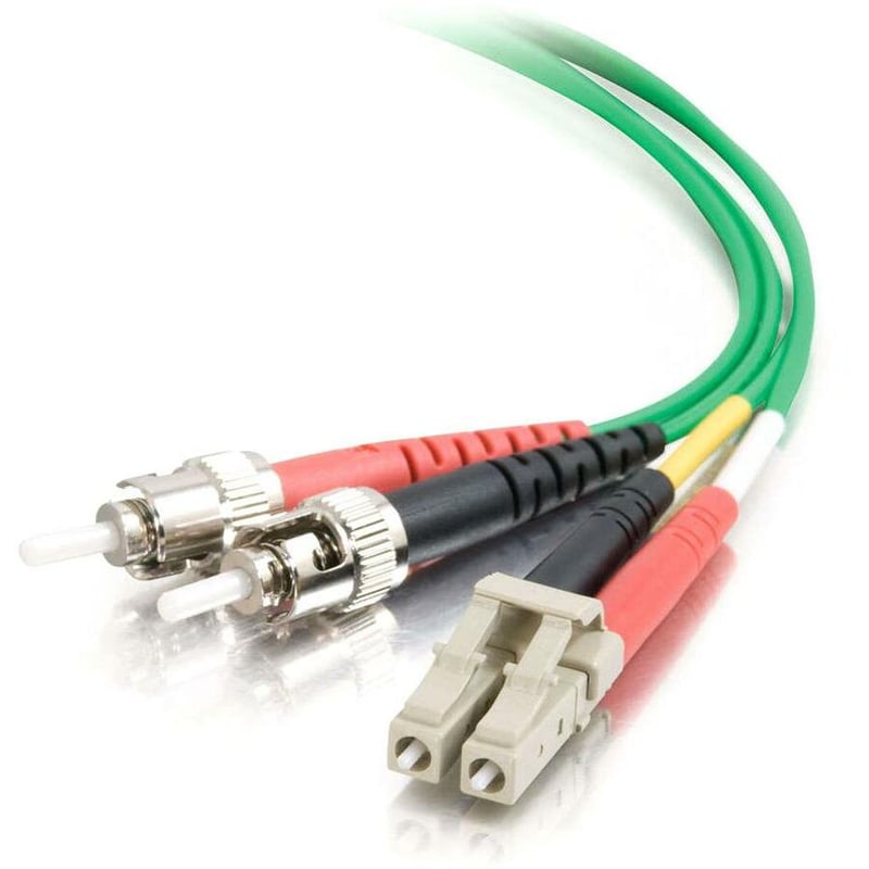 10M LC-ST 62.5/125 OM1 DPX MM FIBER-GRN - Thumbnail 1