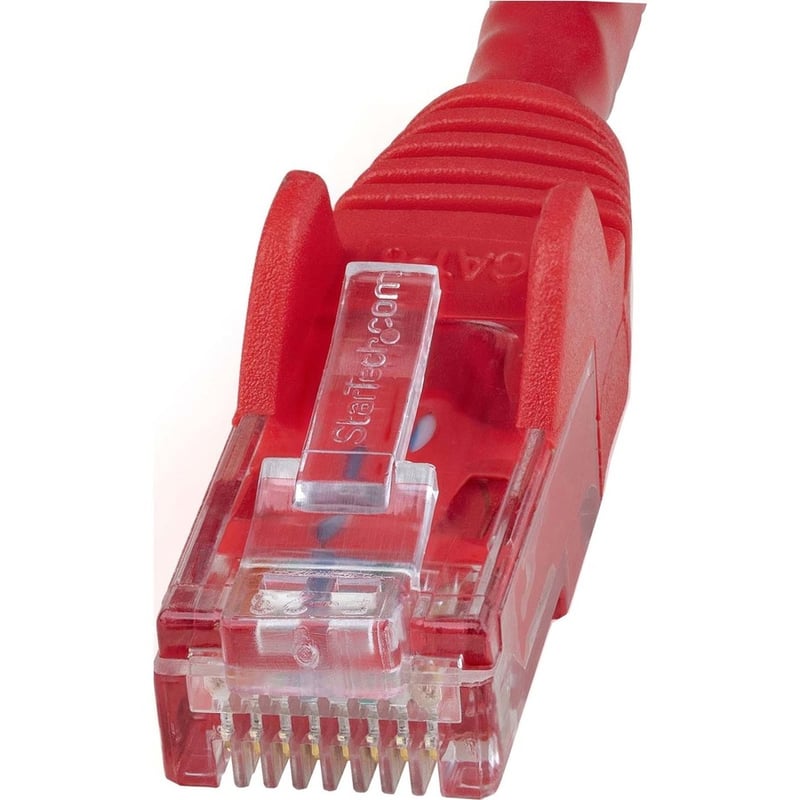 StarTech.com 4ft CAT6 Ethernet Cable - Red Snagless Gigabit - 100W PoE UTP 650MHz Category 6 Patch Cord UL Certified Wiring/TIA - Thumbnail 2