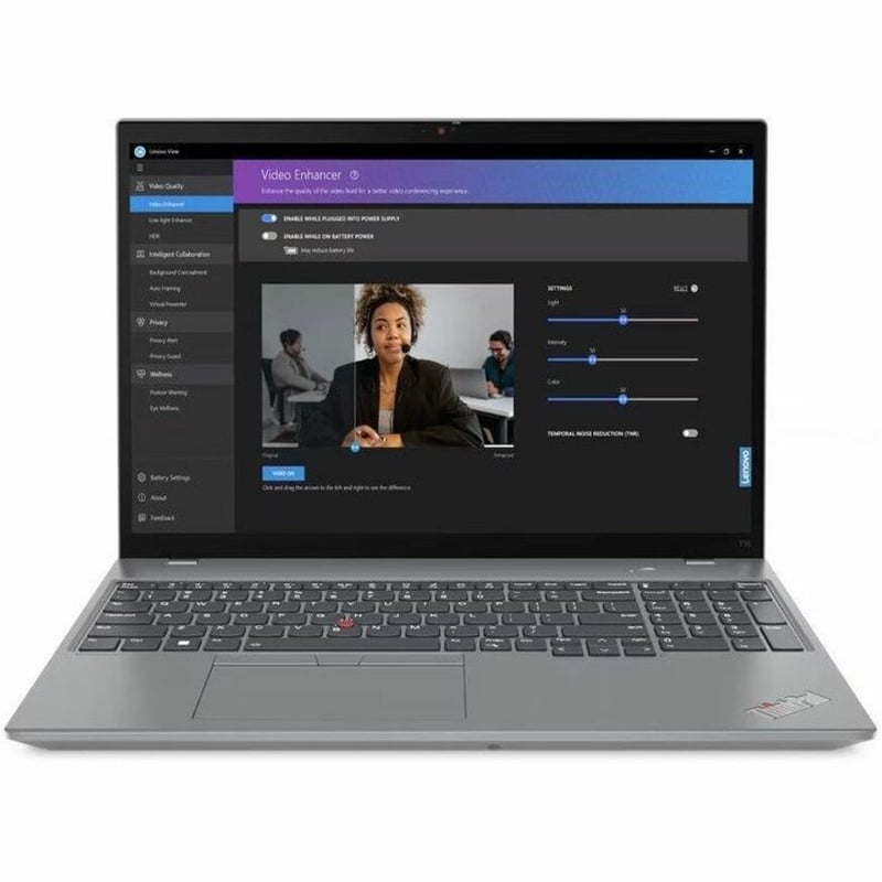 Lenovo ThinkPad T16 Gen 2 21HH001PUS 16" Notebook - WUXGA - 1920 x 1200 - Intel Core i7 13th Gen i7-1365U Deca-core (10 Core) - 16 GB Total RAM - 16 GB On-board Memory - 512 GB SSD - Storm Gray - Thumbnail 5