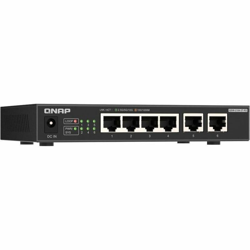 QNAP QSW-2104-2T-R2-US Ethernet Switch